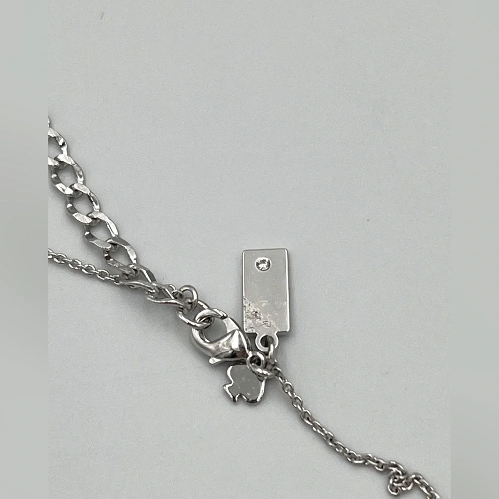 Kate Spade Monogram Necklace Silver Initial U Pendant 2034